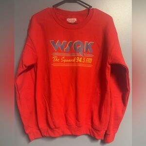 Stranger Things Red Graphic Sweatshirt